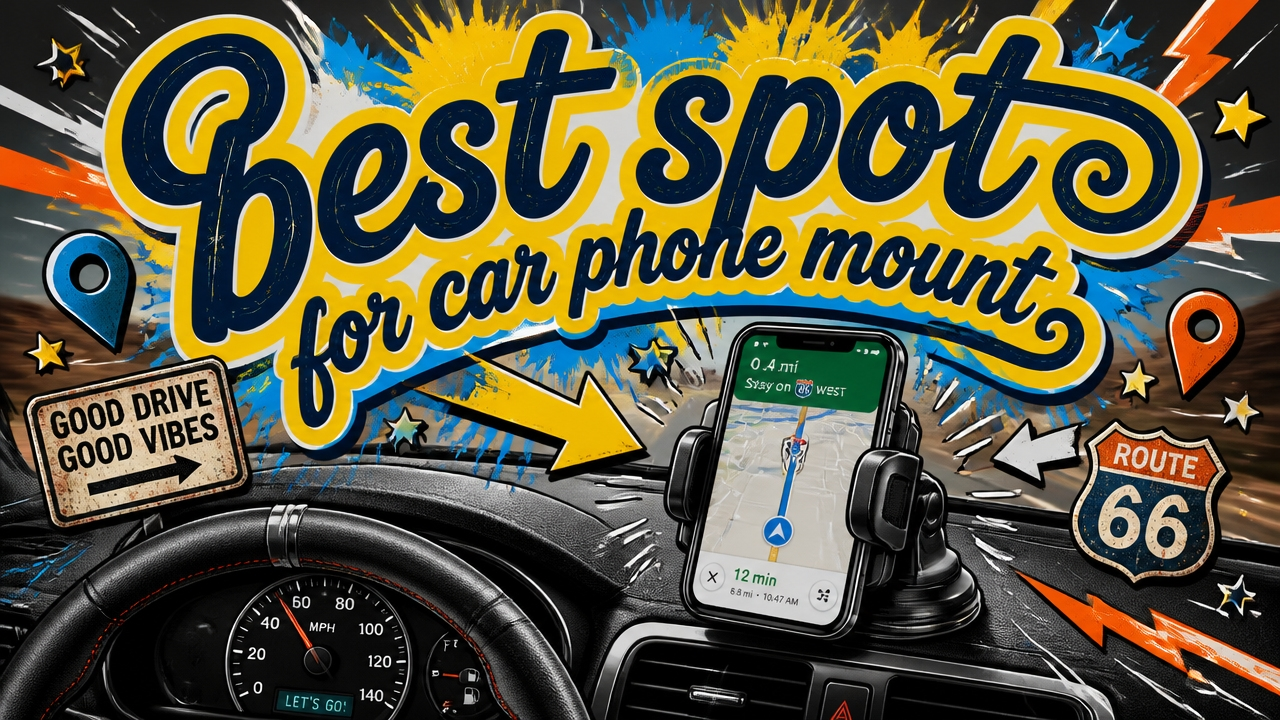 Best Spot for Car Phone Mount
