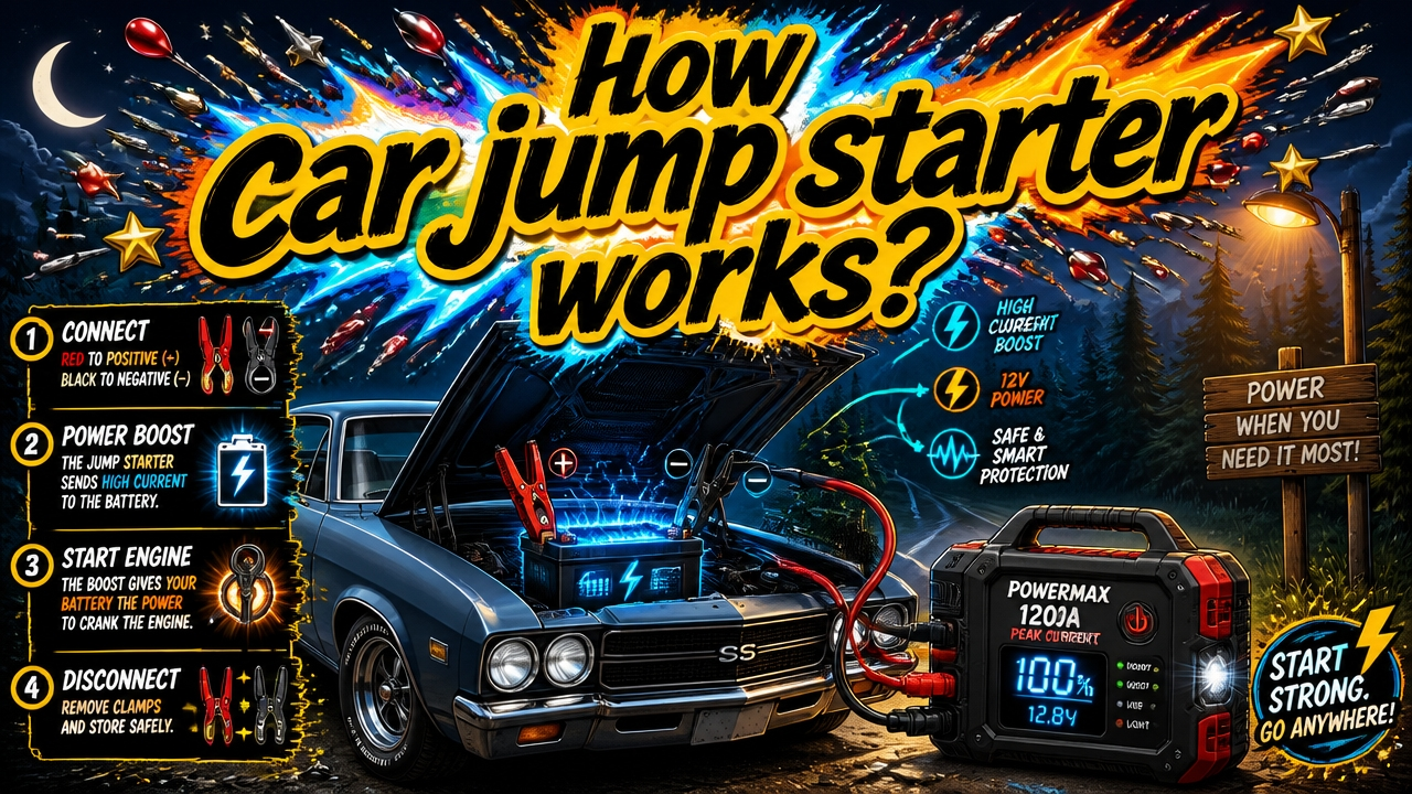 How Car Jump Starter Works?