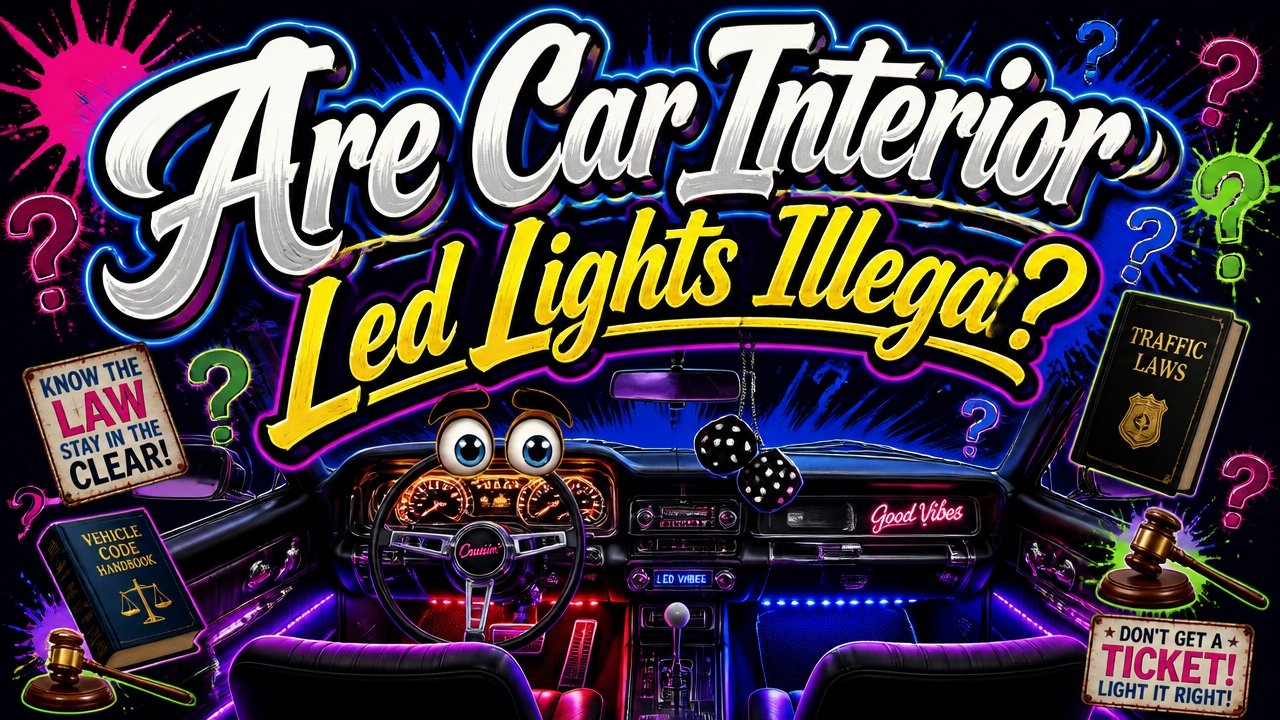 Are Car Interior Led Lights Illegal?