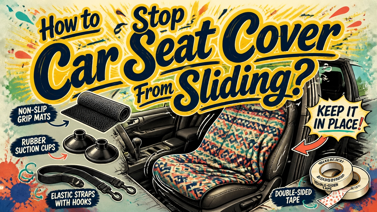 How to Stop Car Seat Cover From Sliding?