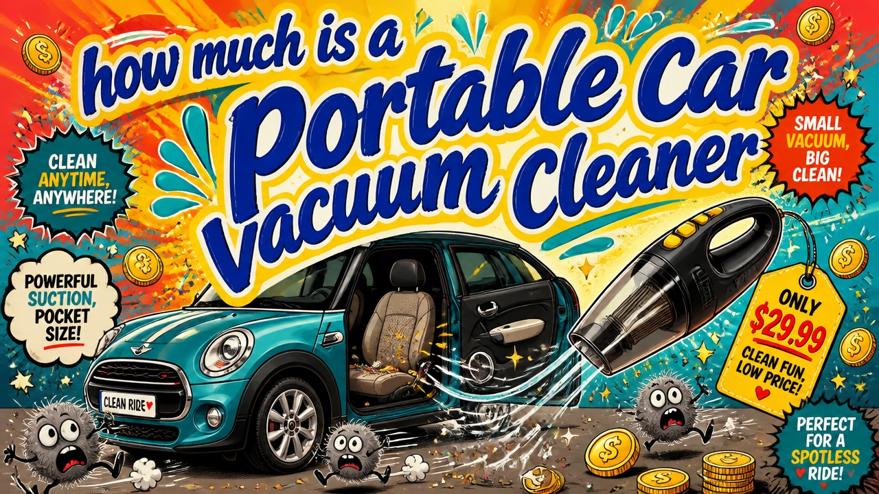How Much Is a Portable Car Vacuum Cleaner?