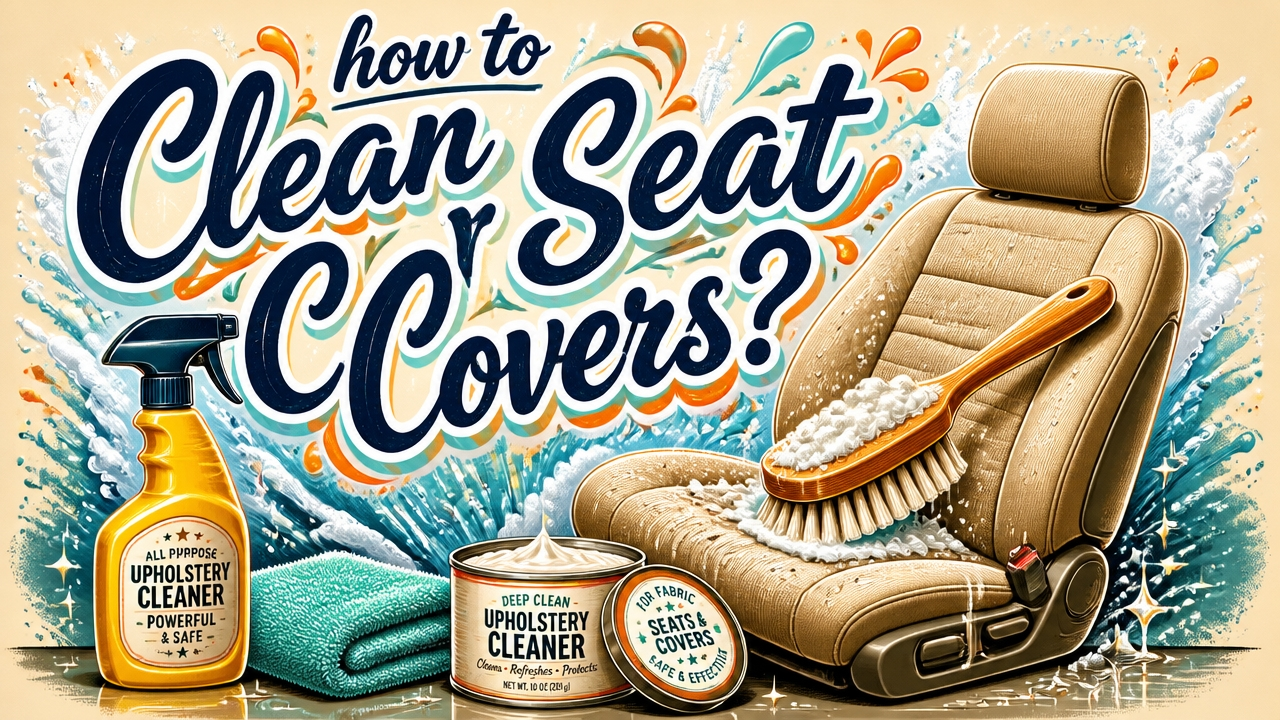 How to Clean Car Seat Covers?
