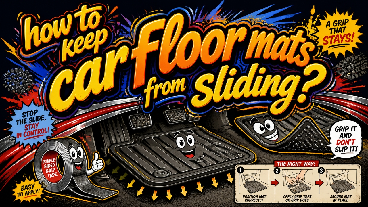 How to Keep Car Floor Mats From Sliding?